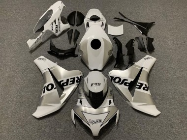 Migliori Carene Moto Honda CBR1000RR 2008-2011 - Bianco Argento Nero Repsol