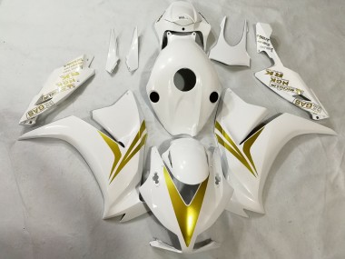 Migliori Carene Moto Honda CBR1000RR 2012-2016 - Bianco Oro