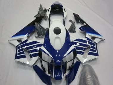 Migliori Carene Moto Honda CBR600RR 2003-2004 - Bianco Blu