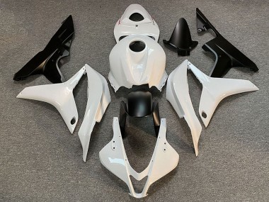 Migliori Carena Moto Honda CBR600RR 2007-2008 - Bianco Nero Opaco