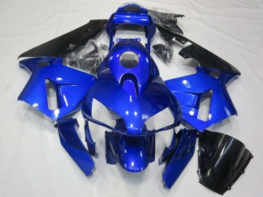 Migliori Carena Moto Honda CBR600RR 2003-2004 - Blu Nero Lucido
