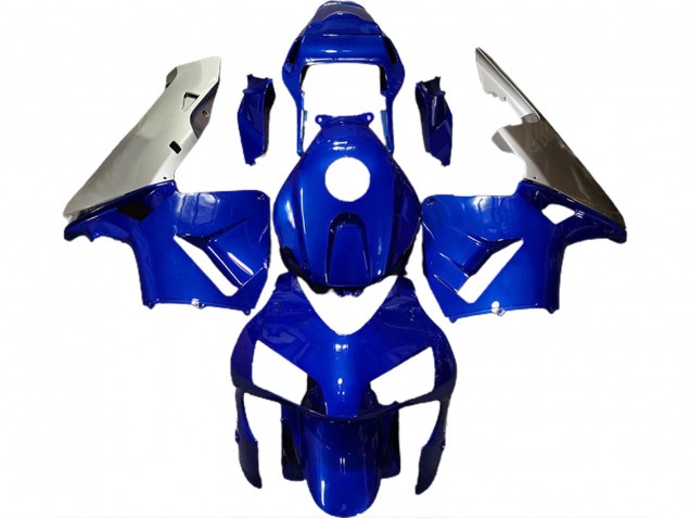 Migliori Carene Moto Honda CBR600RR 2003-2004 - Argento Blu
