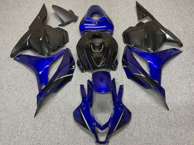 Migliori Carene Moto Honda CBR600RR 2009-2012 - Blu Nero Lucido OEM Stile