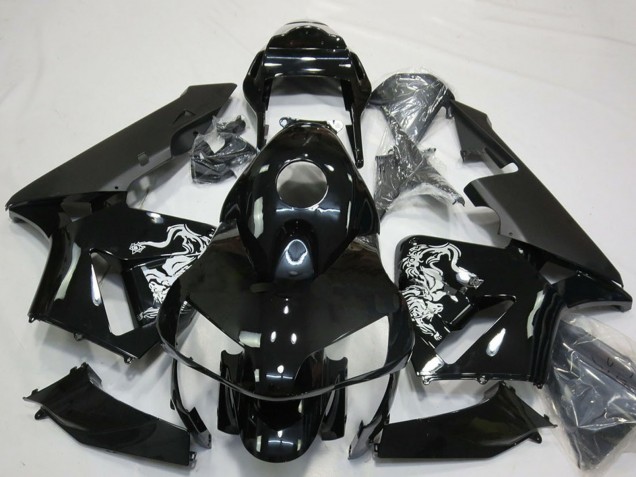 Migliori Carene Moto Honda CBR600RR 2003-2004 - Nero Lucido Speciale Design