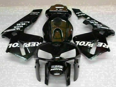 Migliori Carena Moto Honda CBR600RR 2005-2006 - Nero Repsol