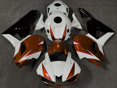 Migliori Carene Moto Honda CBR600RR 2013-2026 - Bianco Arancione Scuro Nero Lucido