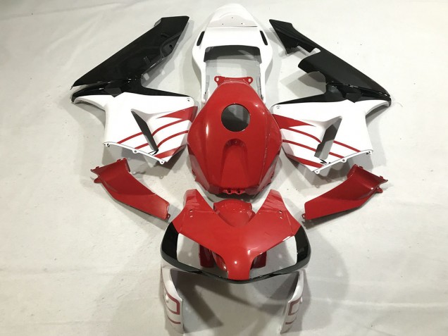 Migliori Carene Moto Honda CBR600RR 2003-2004 - Bianco Rosso Nero Lucido