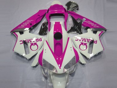 Migliori Carene Moto Honda CBR600RR 2003-2004 - Bianco Rosa Pramac