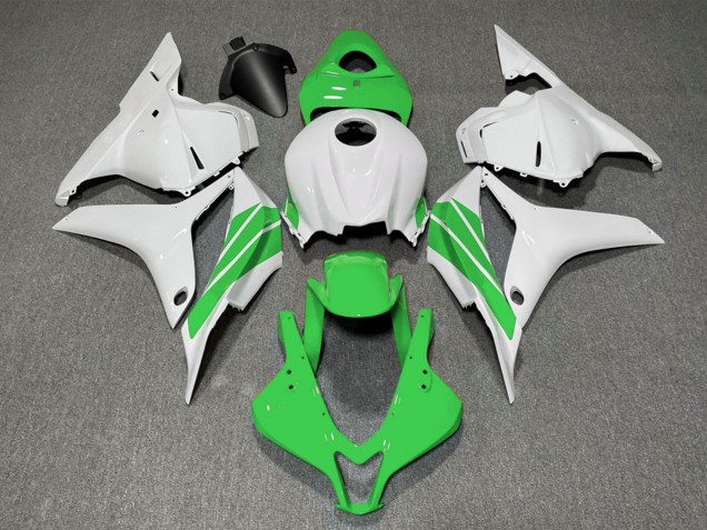 Migliori Carene Moto Honda CBR600RR 2009-2012 - Bianco Verde Banda