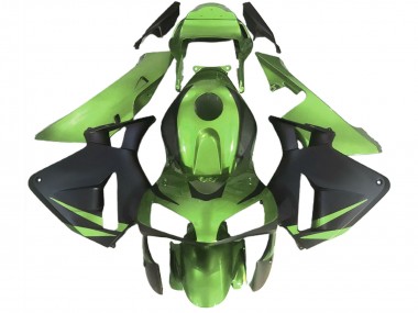 Migliori Carene Moto Honda CBR600RR 2003-2004 - Lizard Verde Nero Opaco