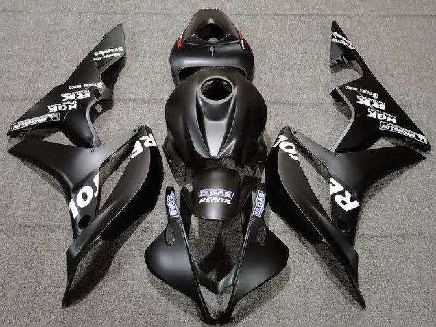 Migliori Carene Moto Honda CBR600RR 2007-2008 - Nero Opaco Bianco Repsol