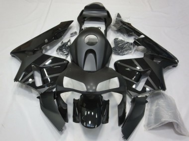 Migliori Carene Moto Honda CBR600RR 2003-2004 - Nero Lucido Nero Opaco