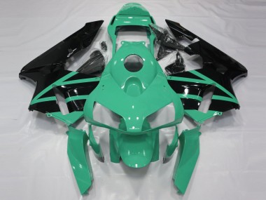 Migliori Carene Moto Honda CBR600RR 2003-2004 - Mint Verde Nero Lucido