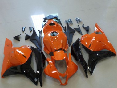 Migliori Carene Moto Honda CBR600RR 2009-2012 - Arancia Nero Lucido