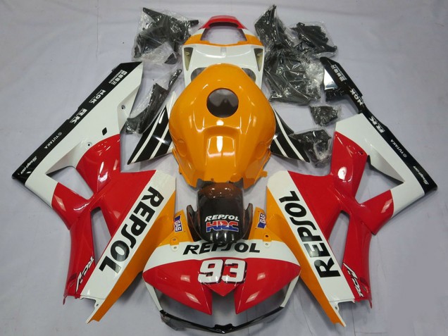 Migliori Carene Moto Honda CBR600RR 2013-2026 - Arancia Bianco Rosso Nero Lucido Repsol 93
