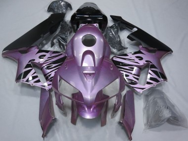 Migliori Carene Moto Honda CBR600RR 2005-2006 - Rose Viola Fiamma