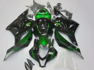 Migliori Carene Moto Honda CBR600RR 2009-2012 - Verde Nero Lucido