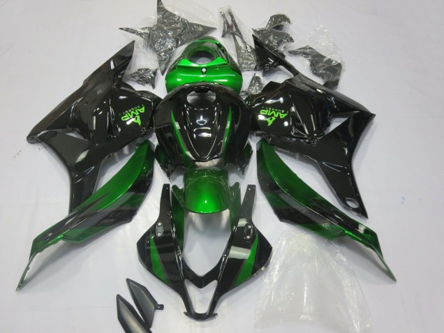 Migliori Carene Moto Honda CBR600RR 2009-2012 - Verde Nero Lucido