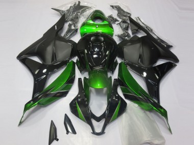 Migliori Carene Moto Honda CBR600RR 2009-2012 - Verde Nero Lucido Nero Opaco