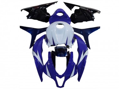 Migliori Carene Moto Honda CBR600RR 2009-2012 - Bianco Blu Nero Lucido
