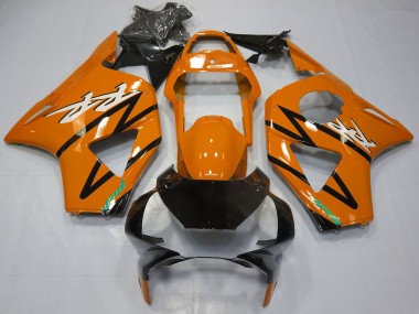 Migliori Carene Moto Honda CBR954RR 2002-2003 - Arancia Nero Lucido