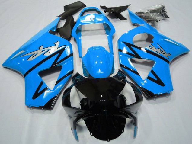 Migliori Carene Moto Honda CBR954RR 2002-2003 - Azzurro Chiaro Nero Lucido CBR Stile