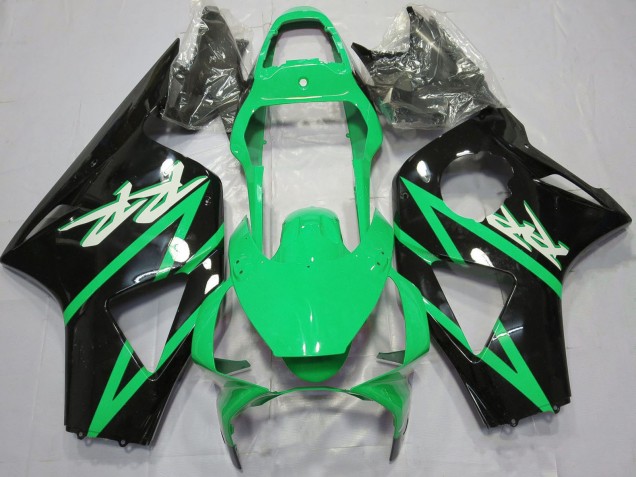 Migliori Carene Moto Honda CBR954RR 2002-2003 - Verde Nero Lucido