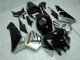 Migliori Carena Moto Honda CBR600RR 2005-2006 - Nero Lucido Argento