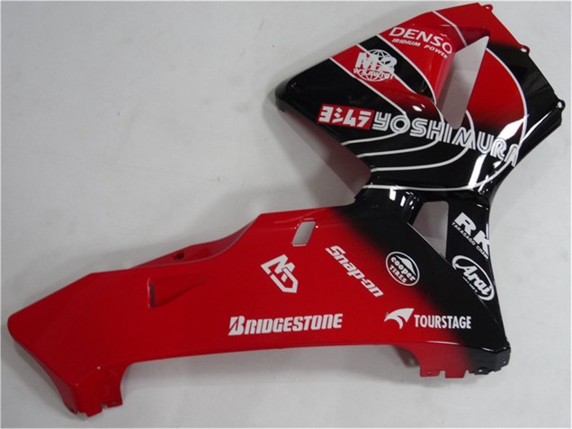 Migliori Kit Carena Moto Completo Honda CBR600RR 2005-2006 - Rosso Nero