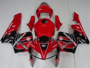 Migliori Kit Carena Moto Completo Honda CBR600RR 2005-2006 - Rosso Nero
