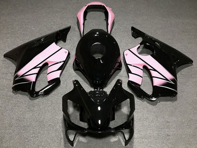 Migliori Carene Moto Honda CBR600 F4i 2004-2007 - Rosa Nero Lucido