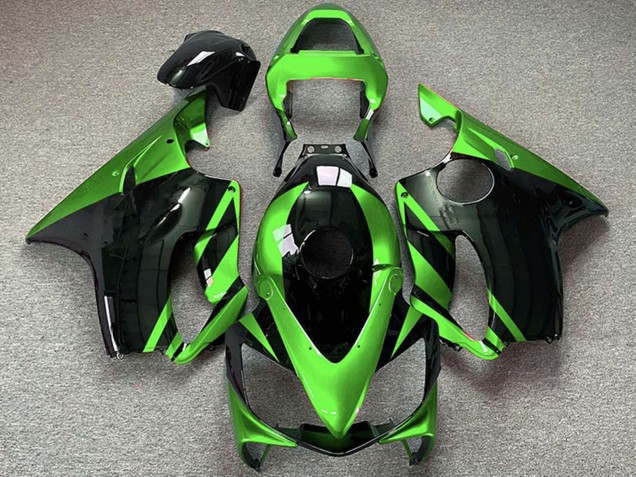 Migliori Carene Moto Honda CBR600 F4i 2001-2003 - Verde Nero Lucido