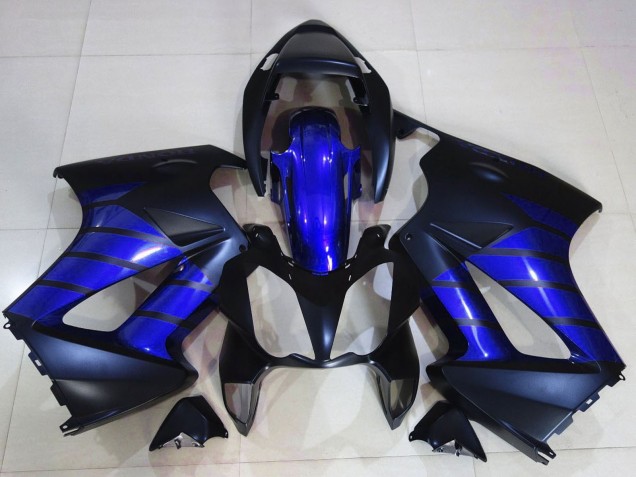 Migliori Carene Moto Honda VFR 800 2002-2013 - Lucido Blu Blu Opaco Nero Opaco