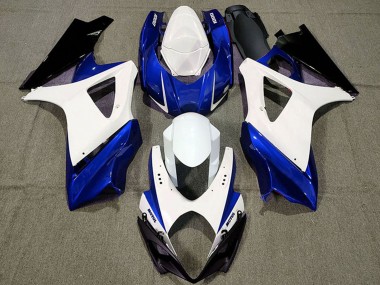 Migliori Carene Moto Suzuki GSXR 1000 2007-2008 - Bianco Blu Nero