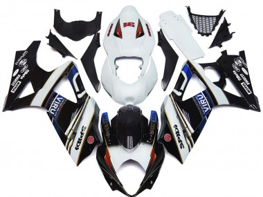 Migliori Carene Moto Suzuki GSXR 1000 2007-2008 - Bianco Blu Rosso Nero Viru