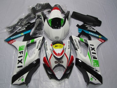 Migliori Carene Moto Suzuki GSXR 1000 2007-2008 - Bianco Blu Verde Giallo Rosso Fixi 500