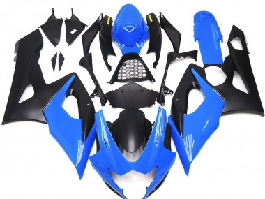 Migliori Carene Moto Suzuki GSXR 1000 2005-2006 - Blu Nero Opaco Giallo