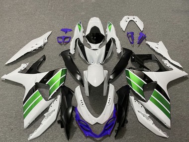 Migliori Carene Moto Suzuki GSXR 1000 2009-2016 - Bianco Blu Verde Nero