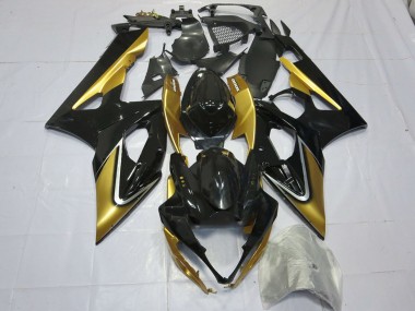 Migliori Carene Moto Suzuki GSXR 1000 2005-2006 - Oro Nero