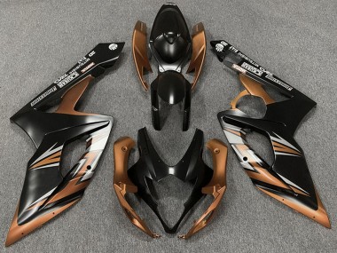Migliori Carene Moto Suzuki GSXR 1000 2005-2006 - Nero Opaco Bronzo