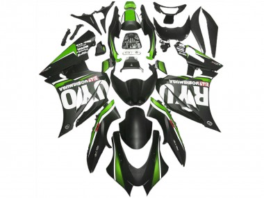Migliori Carene Moto Suzuki GSXR 1000 2017-2024 - Nero Opaco Verde