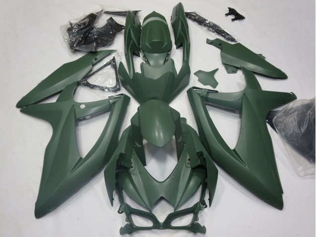 Migliori Carene Moto Suzuki GSXR 600 / GSXR 750 2008-2010 - Verde Militare