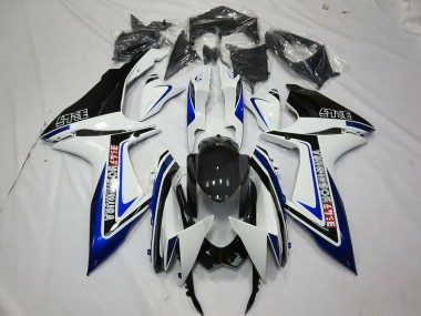 Migliori Carene Moto Suzuki GSXR 600 / GSXR 750 2011-2024 - Bianco Blu Nero Lucido Alstare