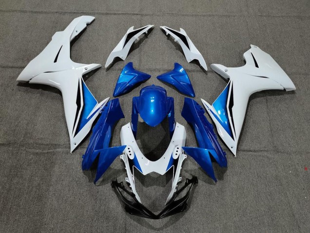 Migliori Carena Moto Suzuki GSXR 600 / GSXR 750 2011-2024 - Bianco Blu