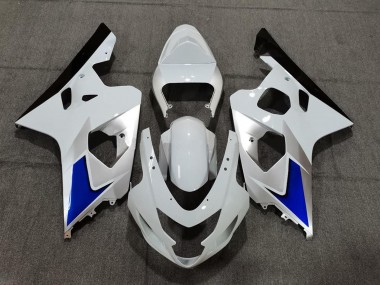 Migliori Kit Carena Moto Suzuki GSXR 600 / GSXR 750 2004-2005 - Bianco Blu Nero