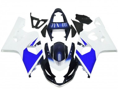 Migliori Carene Moto Suzuki GSXR 600 / GSXR 750 2004-2005 - Bianco Blu
