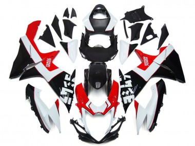 Migliori Carene Moto Suzuki GSXR 600 / GSXR 750 2011-2024 - Bianco Rosso Nero Lucido