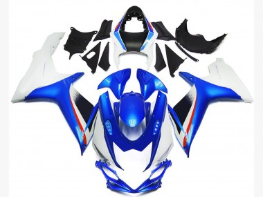 Migliori Carene Moto Suzuki GSXR 600 / GSXR 750 2011-2024 - Bianco Blu Rosso