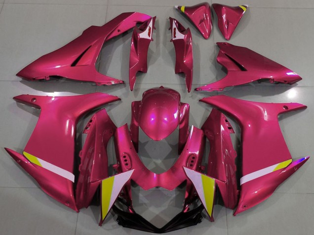 Migliori Carene Moto Suzuki GSXR 600 / GSXR 750 2011-2024 - Rosso Bianco Giallo