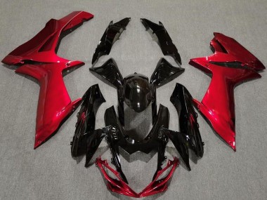 Migliori Carene Moto Suzuki GSXR 600 / GSXR 750 2011-2024 - Rosso Nero Lucido